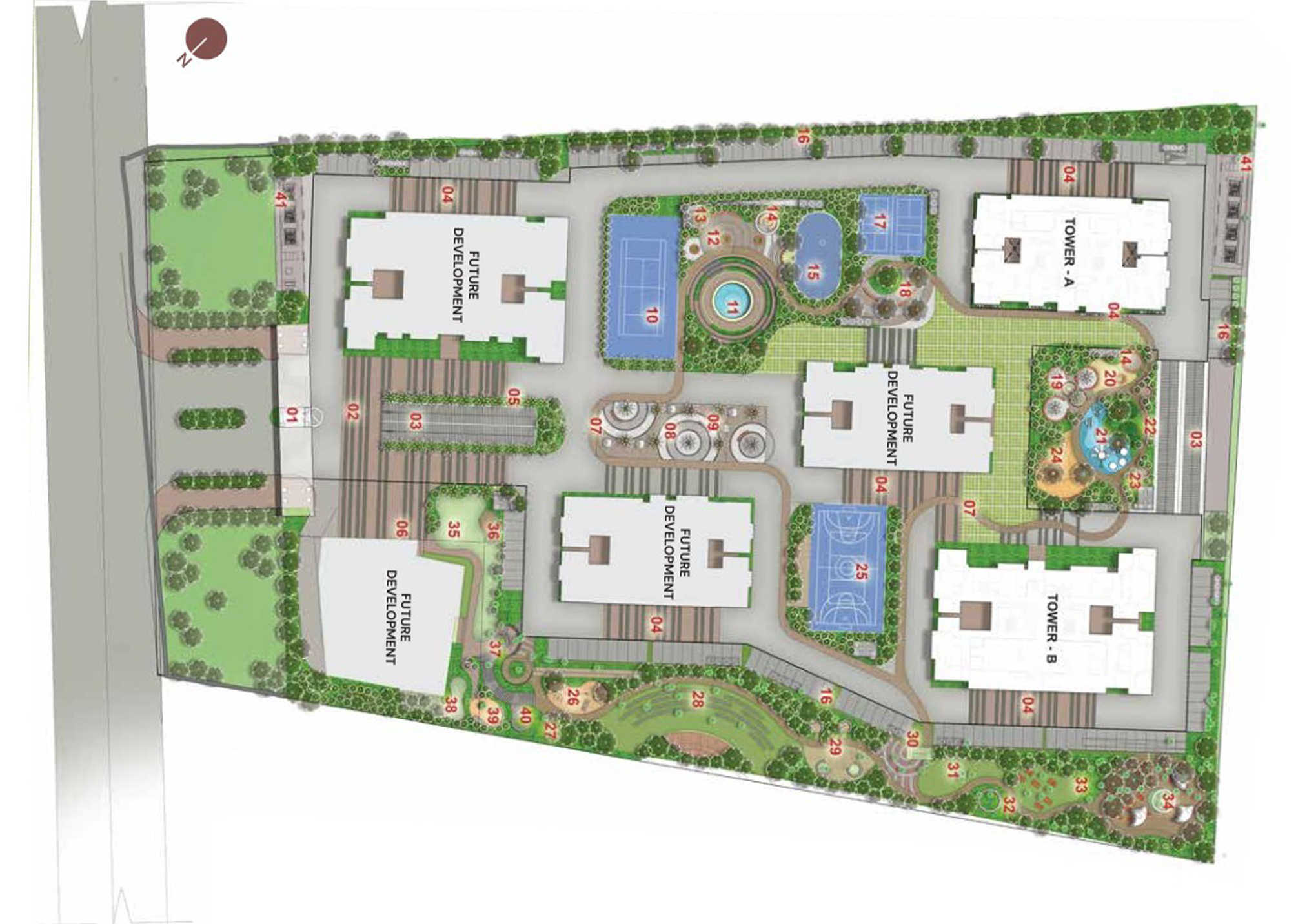 Floor Plan - Godrej Meridien