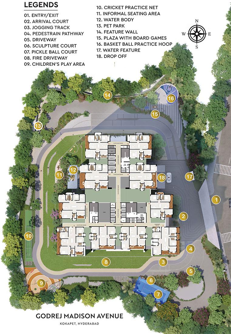 Floor Plan - Godrej Madison Avenue
